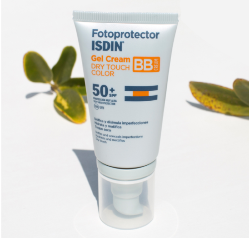 Fotoprotector Gel Cream Dry Touch Color  SPF 50+, 50 ml.- Isdin