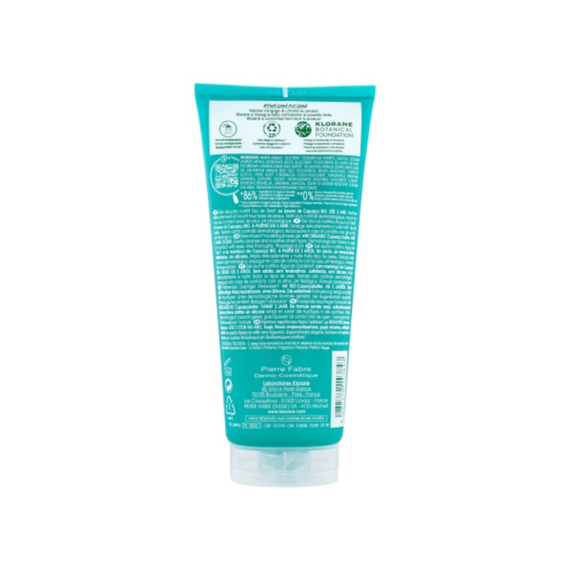 Gel de Ducha Agua de Tiaré, 200 ml. - Klorane