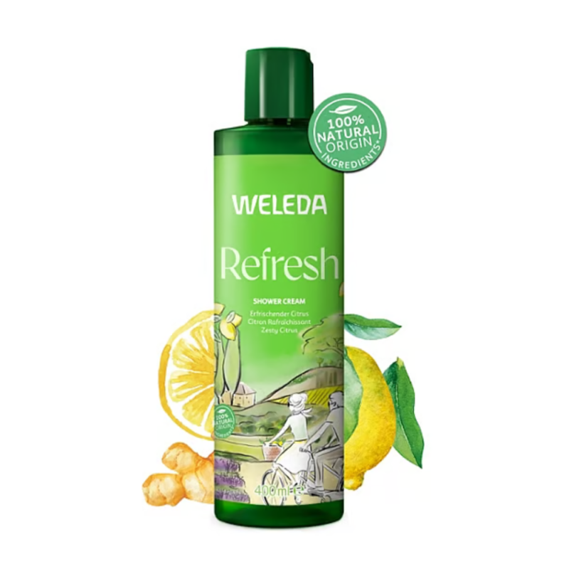 Gel de Ducha Refresh Cremosos Citrus, 400 ml. - Weleda
