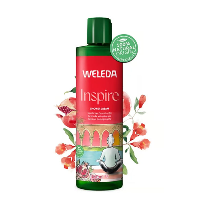 Gel de Ducha Inspire Cremosos Granada, 400 ml. - Weleda