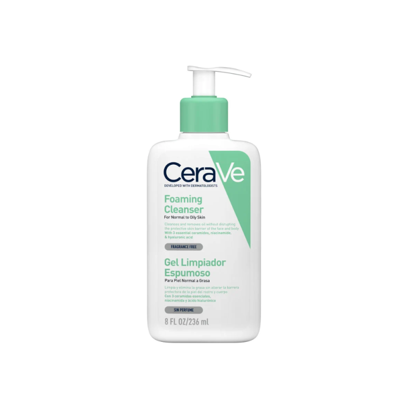 Gel Limpiador Espumoso, 236 ml. - CeraVe