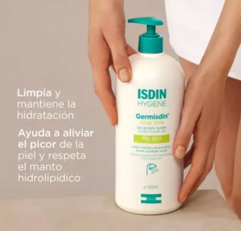 Germisdin Aloe Vera Gel de Baño, 1000 ml. - Isdin 
