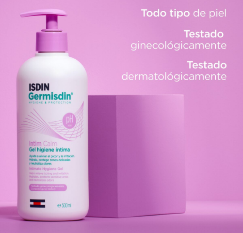 Germisdin Intim Calm Gel Higiene Íntima, 500 ml. - Isdin