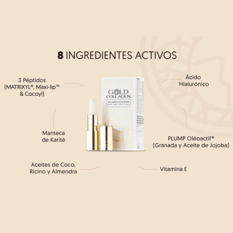 Gold Collagen Lip Volumiser, 4 g. - Areafar