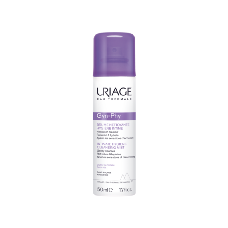 Gyn-Phy Bruma Limpiadora Higiene Intima, 50 ml. - Uriage