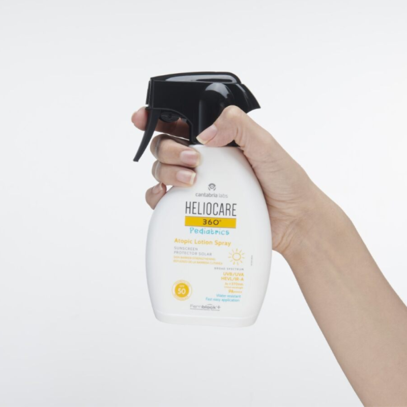 Heliocare 360° Pediatrics Atopic Lotion Spray SPF 50+, 250 ml. - Cantabria Labs