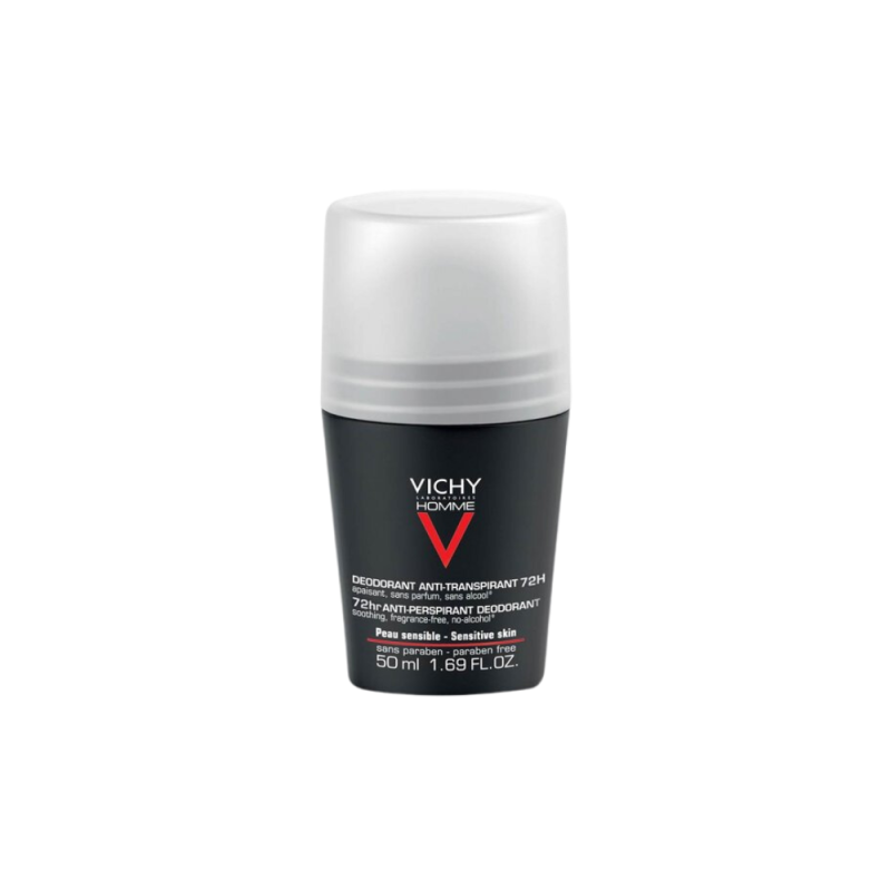 Homme Desodorante Bola Anti-Transpirante 72 Horas, 50 ml. - Vichy