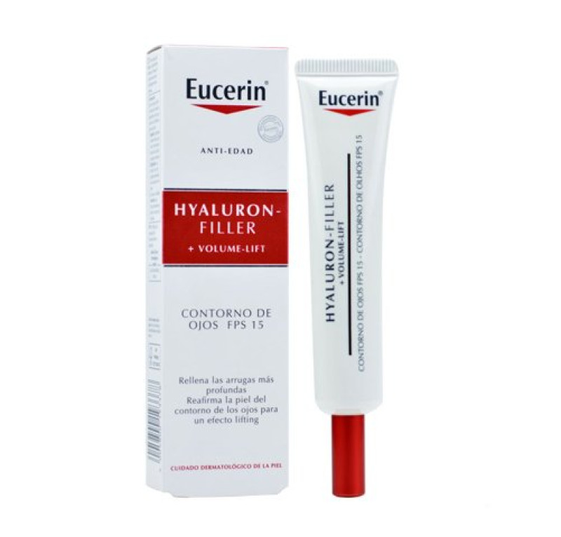 Hyaluron-Filler + Volume-Lift Contorno de Ojos FPS15, 15 ml. - Eucerin