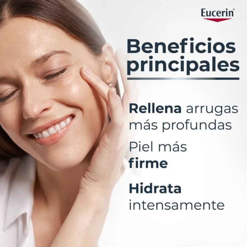 Hyaluron-Filler Crema de Día FPS15 Piel Seca, 50 ml. - Eucerin