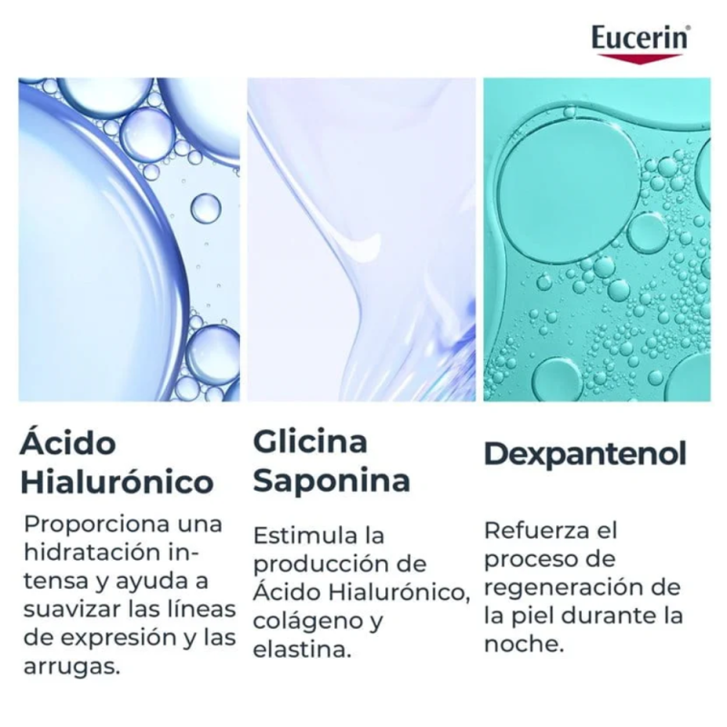 Hyaluron-Filler Crema de Noche Reafirmante, 50 ml. - Eucerin