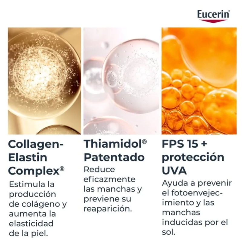 Hyaluron-Filler + Elasticity Crema de Día FPS15, 15 ml. - Eucerin