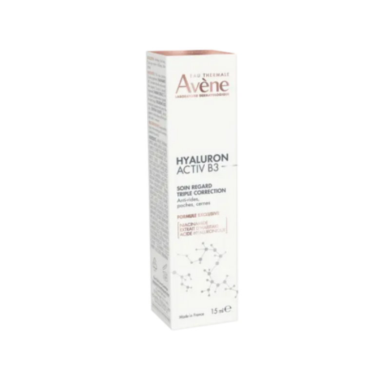 Hyaluron Activ B3 Cuidado de Ojos Triple Corrección, 15 ml. - Avene