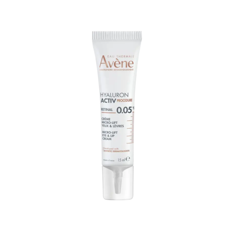 Hyaluron Activ Procedure, Crema Micro-Lift Ojos y Labios 0,05% Retinal, 15 ml. - Avene