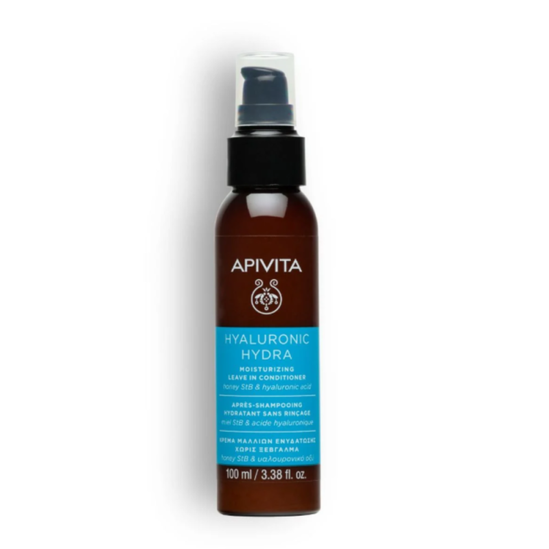Hyaluronic Hydra Acondicionador Hidratante Sin Aclarado con Ácido Hialurónico, Honey StB y Miel, 150 ml. - Apivita