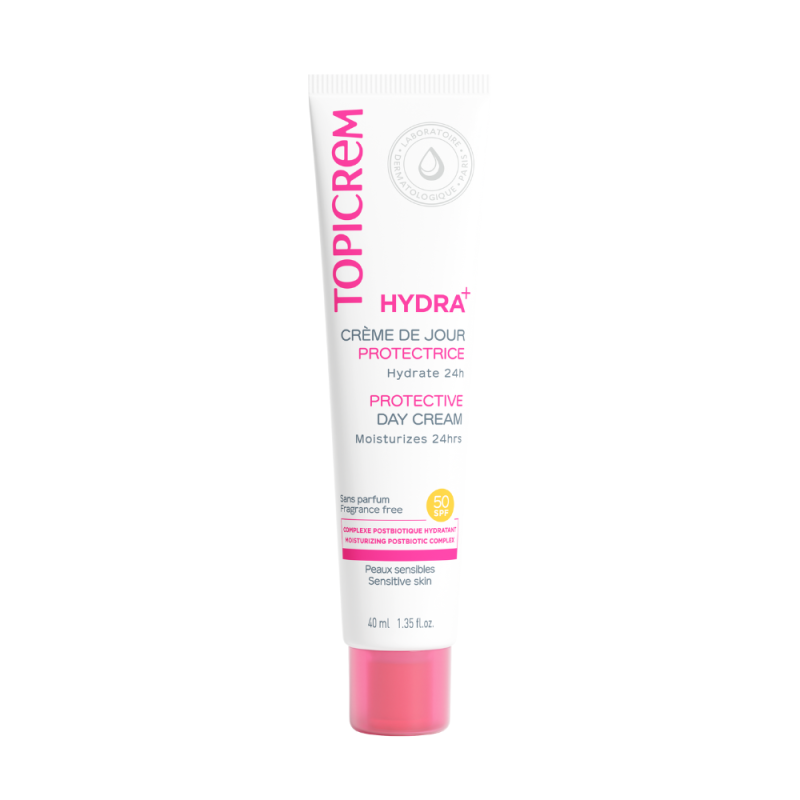 HYDRA+ Crema Protectora de Día SPF 50, 40 ml. - Topicrem