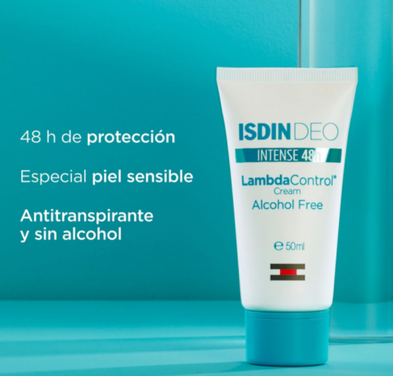 Isdin Deo LambdaControl Crema 48h Sin Alcohol, 50 ml. - Isdin