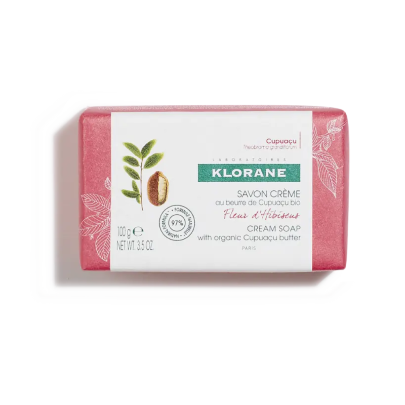 Jabón Crema Flor de Hibisco, 100 ml. - Klorane