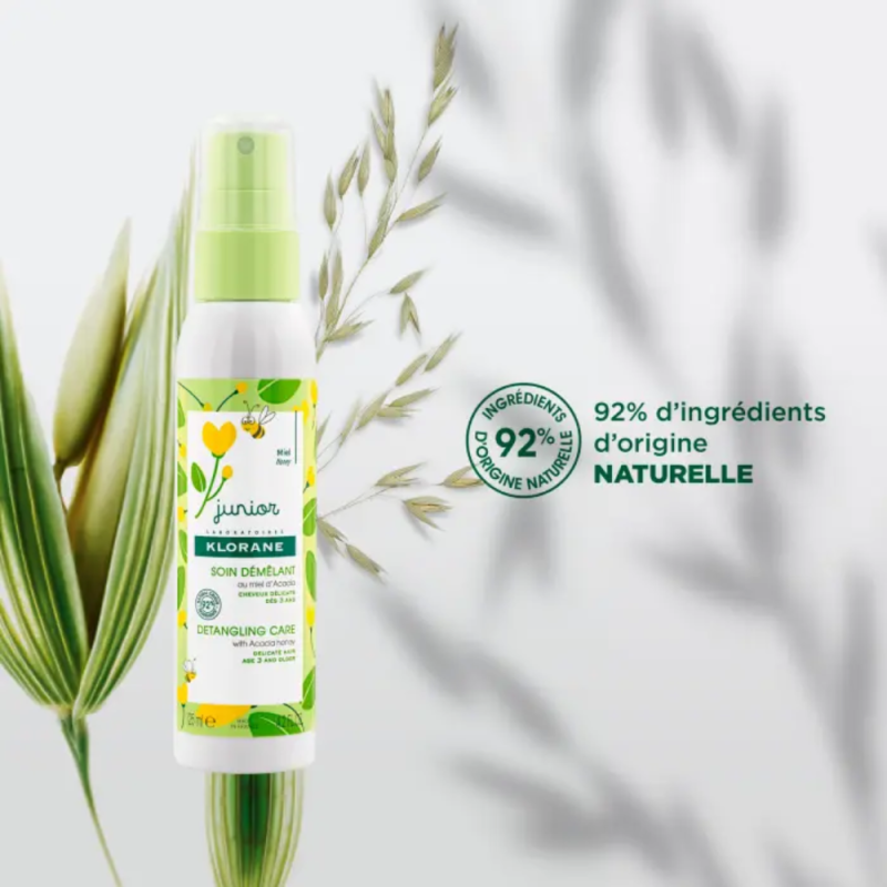 Junior Spray Desenredante a la Miel de Acacia, 125 ml. - Klorane 