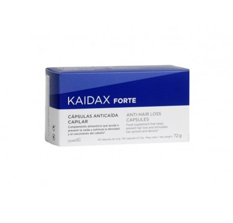 KAIDAX Forte Cápsulas Anticaída Capilar, 60 ud. - Topicrem