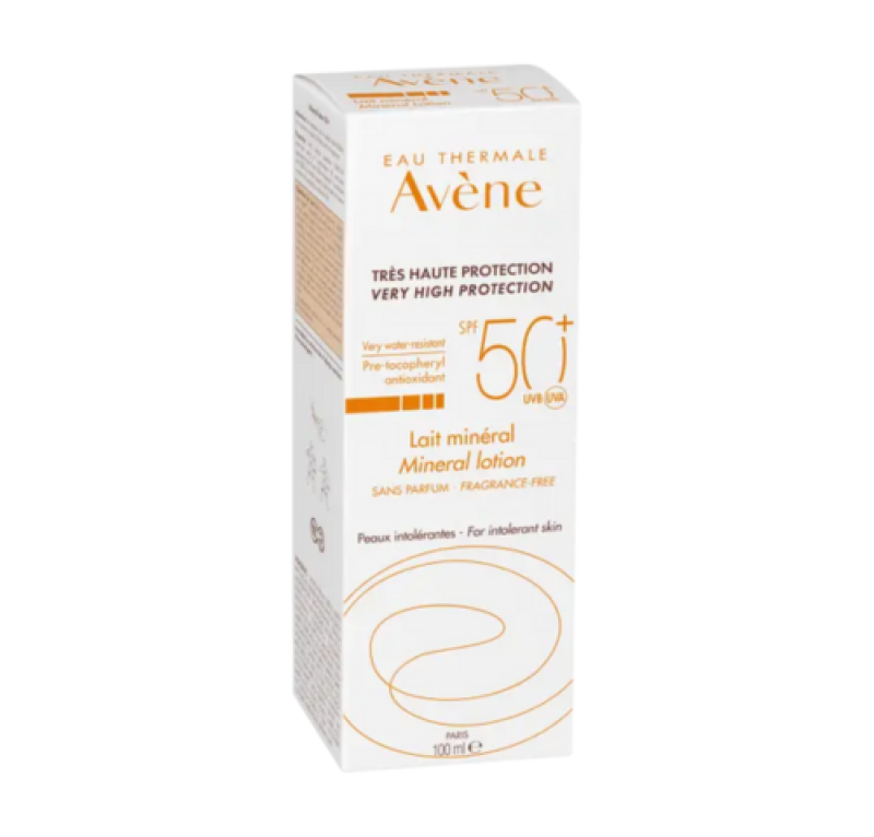 Leche Mineral Solar SPF50+, 100 ml. - Avene
