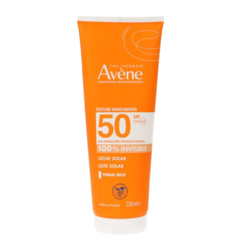 Leche Solar SPF50, 100% Invisible, 250 ml.- Avene