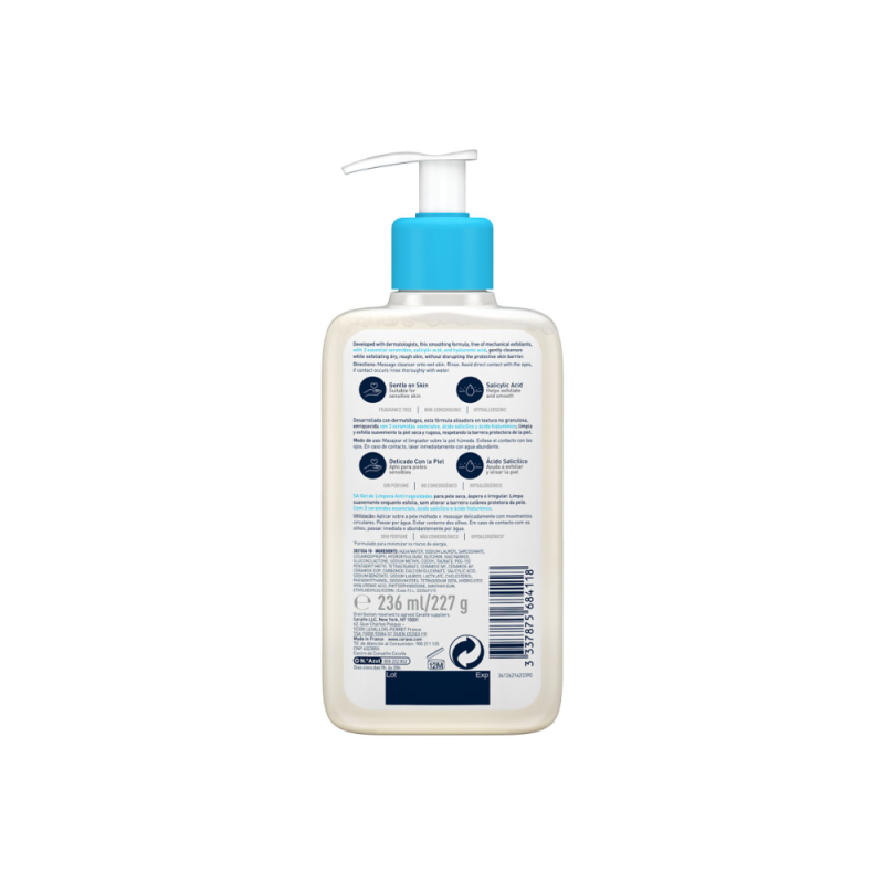 SA Limpiador Anti-rugosidades, 236 ml. - CeraVe
