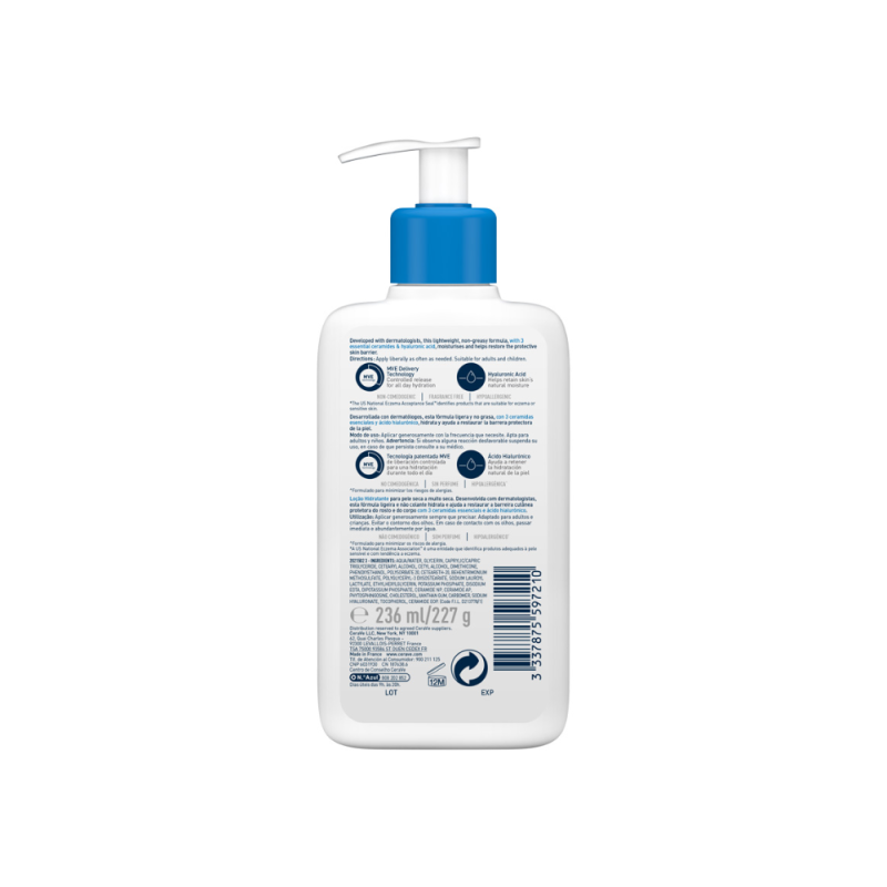 Loción Hidratante, 236 ml. - CeraVe