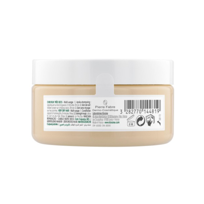 Mascarilla 3 en 1 al Cupuaçu Orgánico BIO, 150 ml. - Klorane 