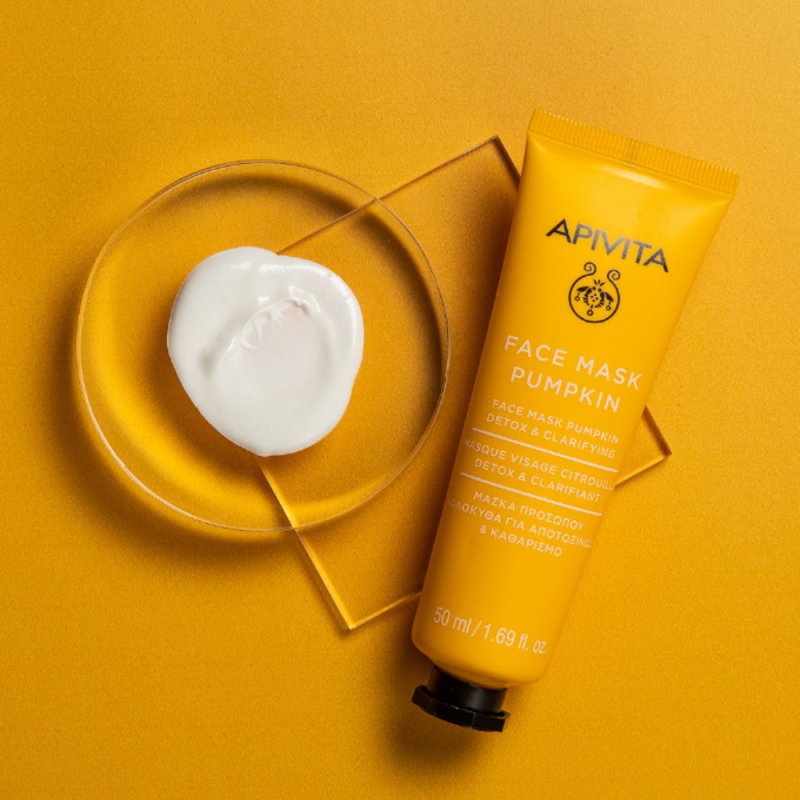 Mascarilla Facial Limpiadora & Detox con Calabaza, 50 ml. - Apivita