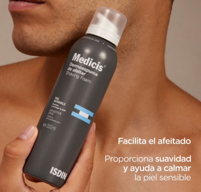 Medicis Dermoespuma de Afeitar. 200 ml - Isdin