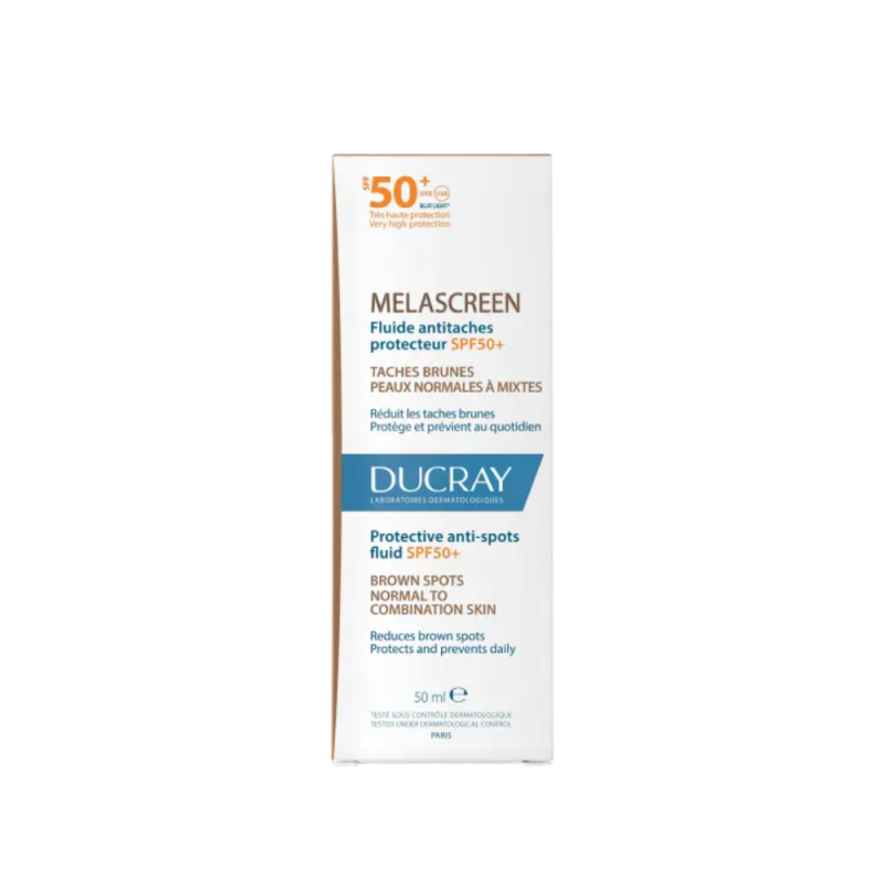Melascreen Fluido Protector Antimanchas SPF50+, 40 ml. - Ducray