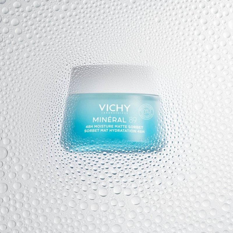 Minéral 89 Gel Sorbete Mate Hidratante 48h, 50 ml. - Vichy