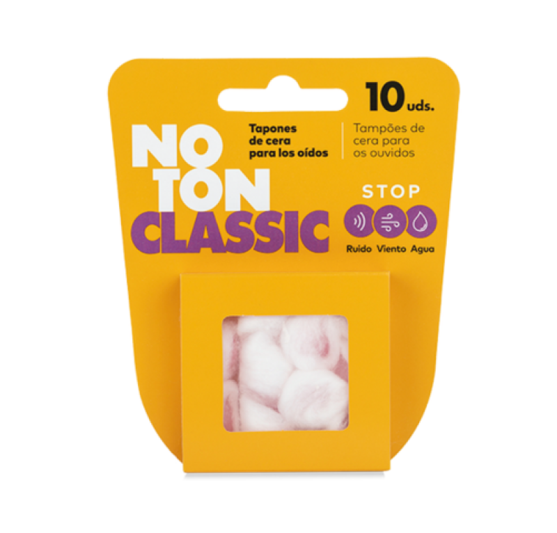 Noton Classic Tapones De Cera, 10 ud.- Orkla