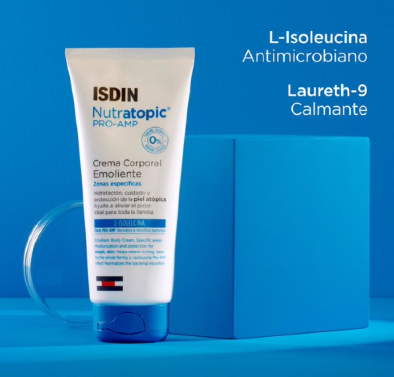 Nutratopic Pro - Amp Crema Corporal Emoliente. 200 ml - Isdin