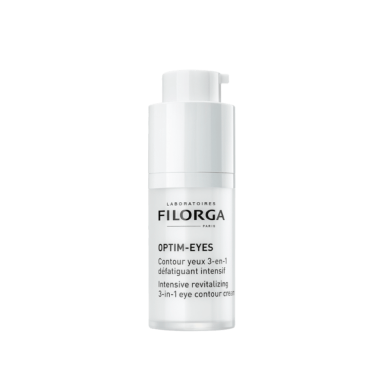 Optim-Eyes Contorno de ojos 3 en 1 Antifatiga Intensivo, 15 ml. - Filorga