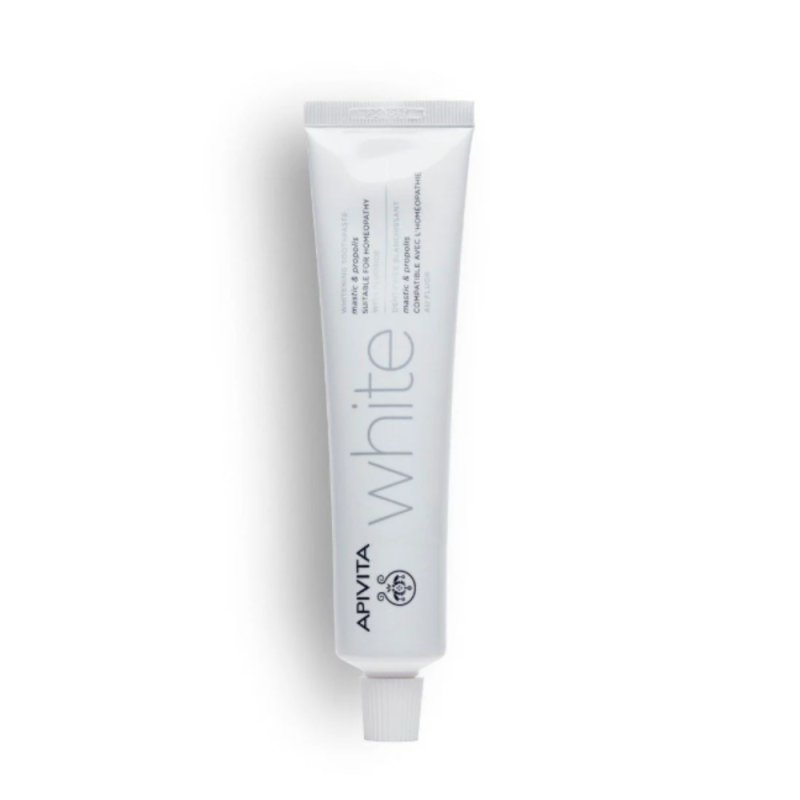 Oral Care Dentífrico Blanquante con Mástique y Propóleo, 75 ml. - Apivita