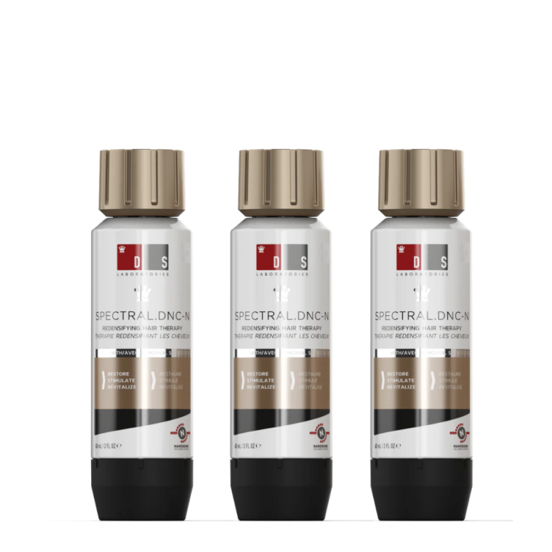 Pack 3 Meses Spectral DNC-N® Tratamiento Anticaída, 3 x 60 ml. - DS Laboratories  