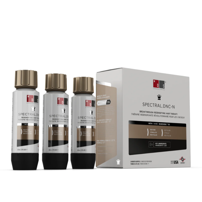 Pack 3 Meses Spectral DNC-N® Tratamiento Anticaída, 3 x 60 ml. - DS Laboratories  