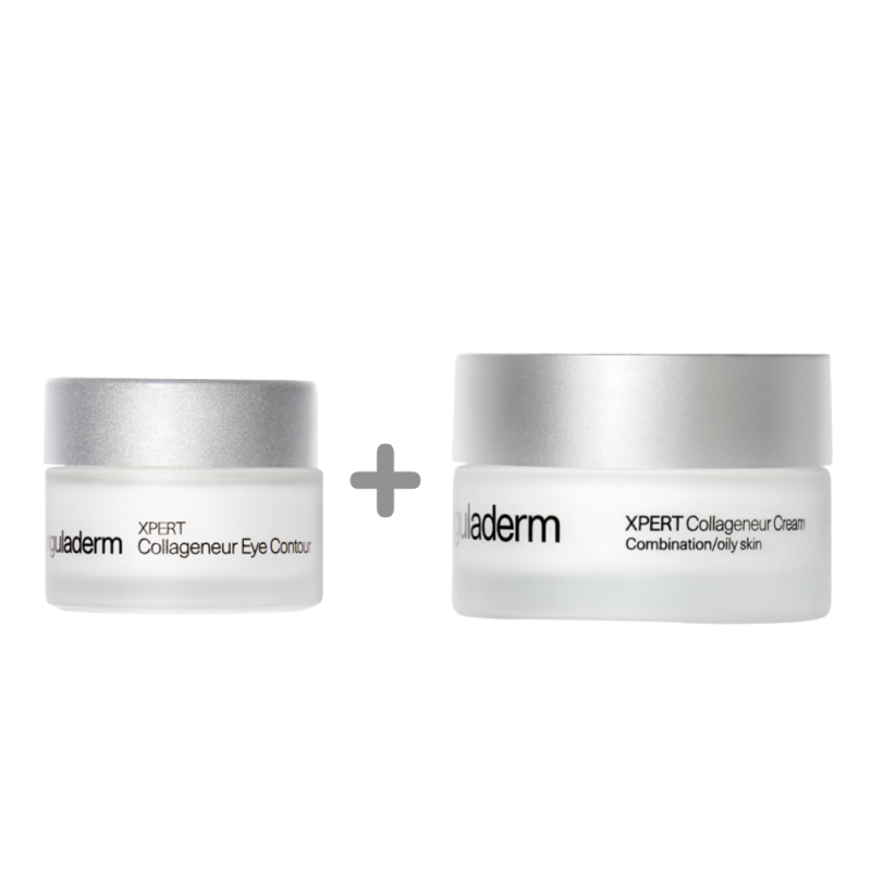 PACK Xpert Collageneur Contorno de Ojos, 15 ml. + Xpert Collageneur Crema Reafirmante Antiedad Piel Mixta y Grasa, 50 ml. - Primaderm