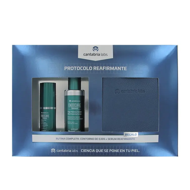 Pack Protocolo Reafirmante, Endocare Tensage Contorno de Ojos Iluminador, 15 ml + Endocare Tensage Sérum Alta Potencia, 30 ml. - Cantabria Labs