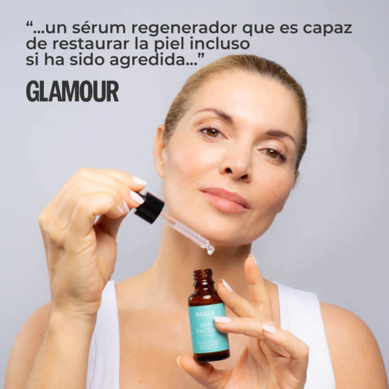 Cofre Antiaging Piel Sensible : Skin Factor Sérum, 30ml + Skin Factor Crema, 50ml. - Segle Clinical