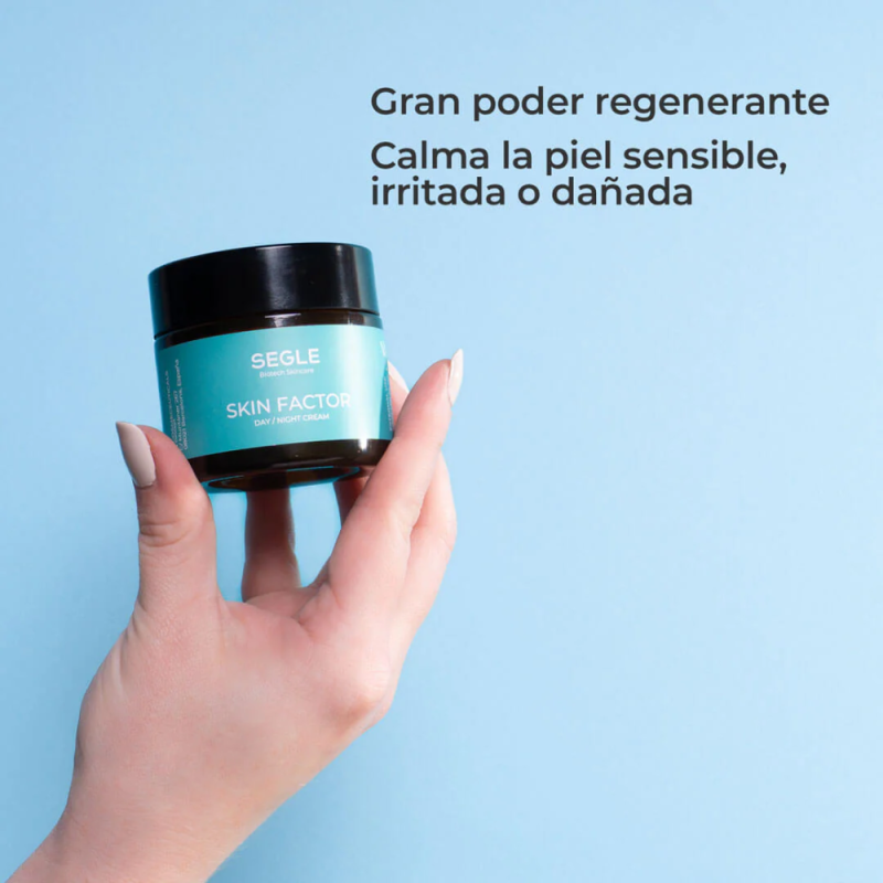 Cofre Antiaging Piel Sensible : Skin Factor Sérum, 30ml + Skin Factor Crema, 50ml. - Segle Clinical