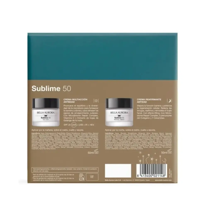 PACK Sublime 50 Ritual Antiedad + Reparador + Reafirmante. - Bella Aurora 