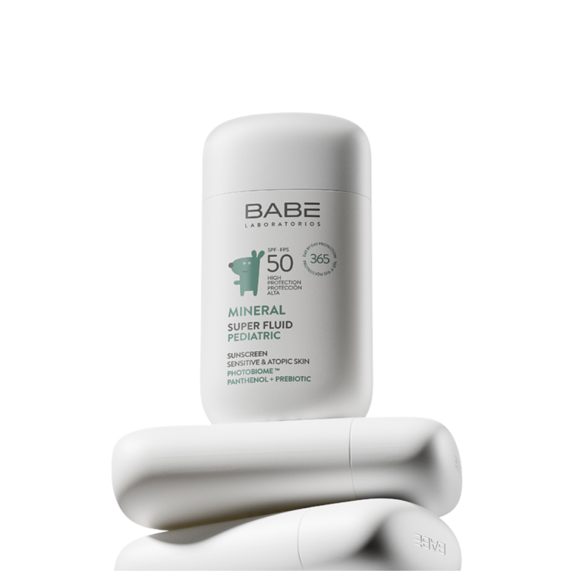 Pediatric Super Fluid SPF 50 Mineral, 50 ml. - BABE