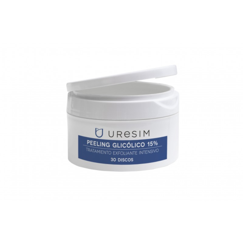Peeling Glicólico 15%, 30 discos, 45 ml. - Uresim