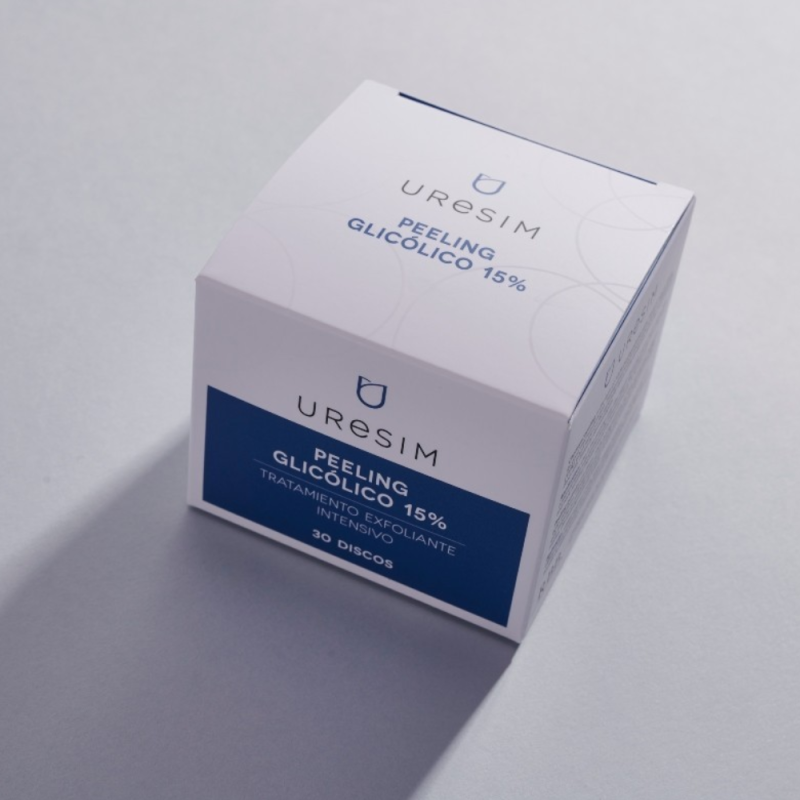 Peeling Glicólico 15%, 30 discos, 45 ml. - Uresim