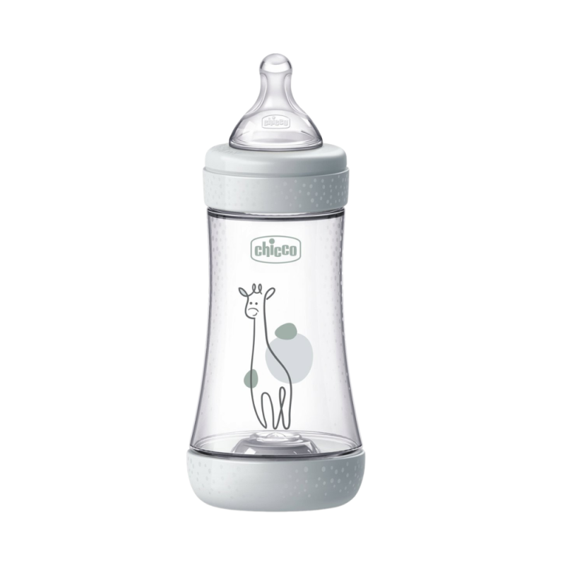 Biberón Perfect 5 silicona 2M+, 240 ml. - Chicco 