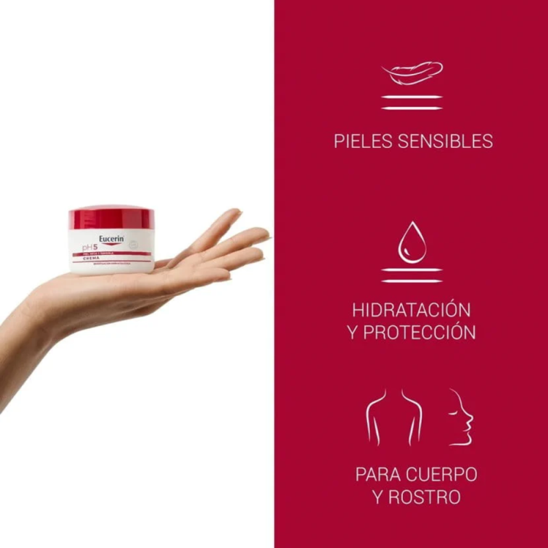 pH5 Crema, 75 ml. - Eucerin