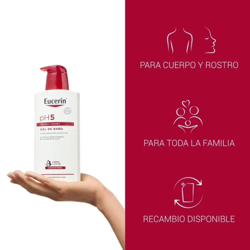 pH5 Gel de Baño, 400 ml. - Eucerin