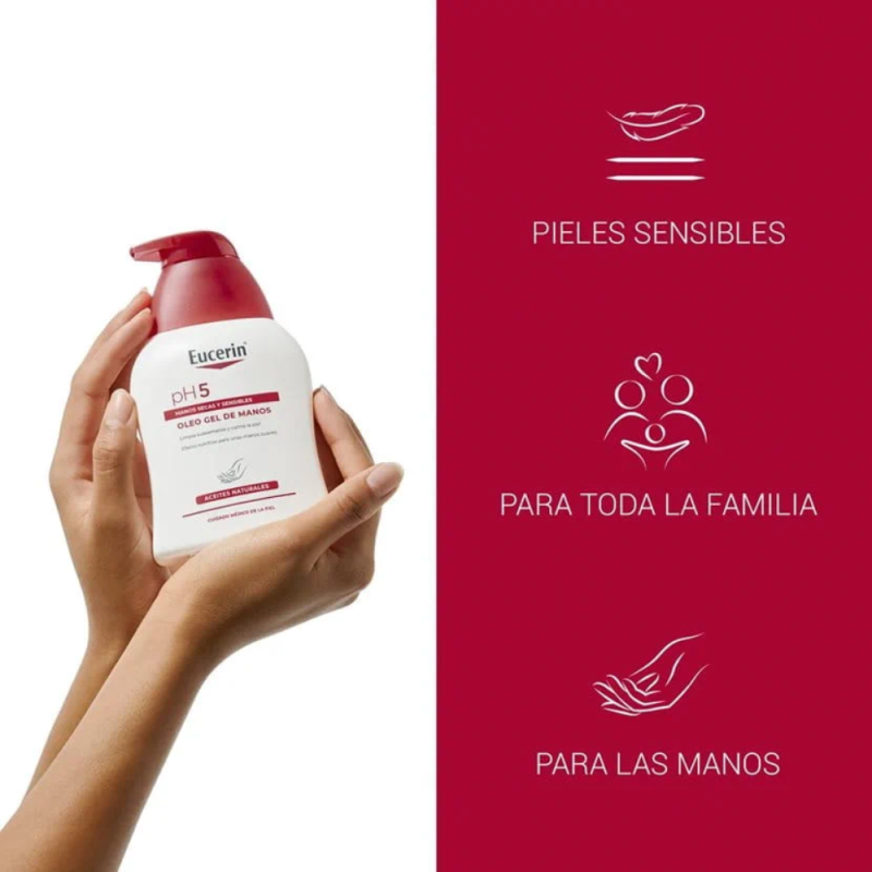 pH5 Óleogel de Manos, 250 ml. - Eucerin